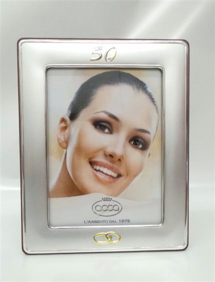 Cornice Acca Anniversari in Argento 465QM.12 - 465QM.12